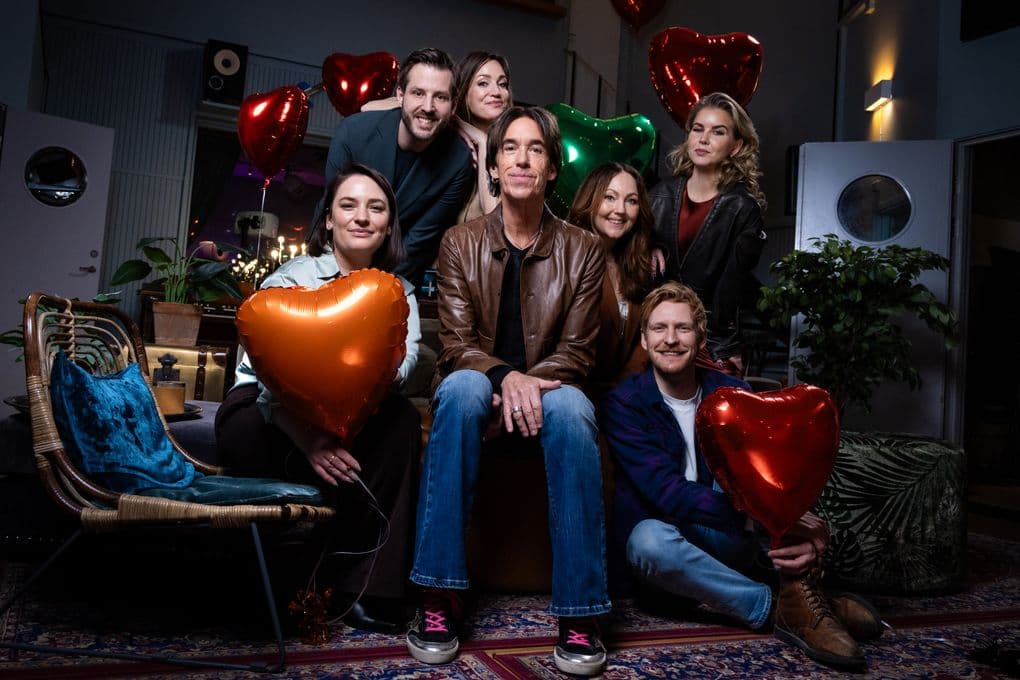 Per Gessle, Jessica Marberger, Lucas Krüger, Emilie Evbäck, Anton Lundqvist, Hanna Hedlund, Pia Tärnström Fotograf: Christoffer Bendixen
